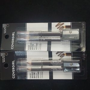 Covergirl brow‎ pencils with sharpener lot of 2 brown
